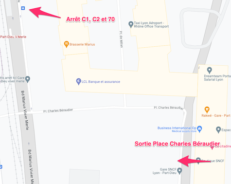 part dieu arrêt de bus